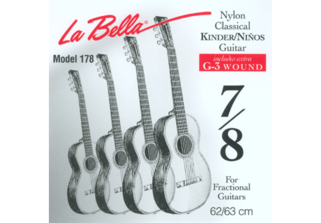 Cordes petites guitares classiques La Bella Fractional