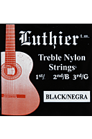 Luthier Nylon Black Trebles
