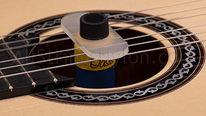 Blue Oasis OH-1 Guitar Humidifier Installed in the Soundhole